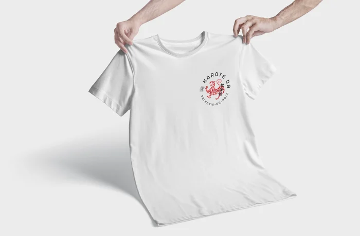 Marquage Tshirt, club de Karaté de Parentis en Born