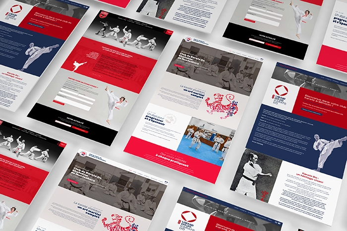 DIFFERENTS TEMPLATES SITES INTERNET DE KARATE